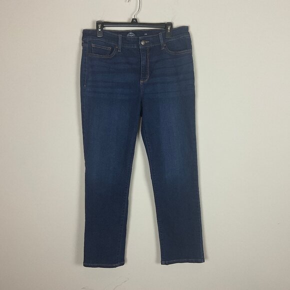 St. Johns Bay Straight Leg Jeans 12 - Picture 1 of 2